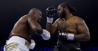 Dillian Whyte earns win over Jermaine Franklin in front of Anthony Joshua