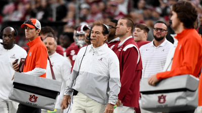 Nick Saban Opens Post-game Press Conference With One-Liner About His Bloody Cheek