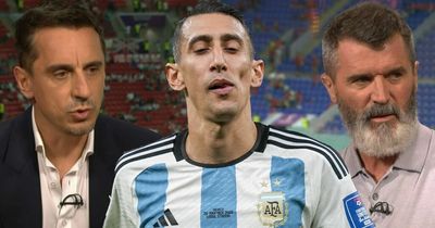 Roy Keane and Gary Neville in agreement during furious rant over Angel Di Maria