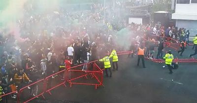 "We are on the f****** pitch": The day that shamed a disgruntled mob of Manchester United fans - and landed 40 people in court