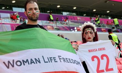 World Cup 2022 diary: brave Iran fans shame Fifa at Qatar’s big show