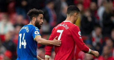 'Muttering in Portuguese' - What Andros Townsend did to leave Cristiano Ronaldo furious during Everton clash