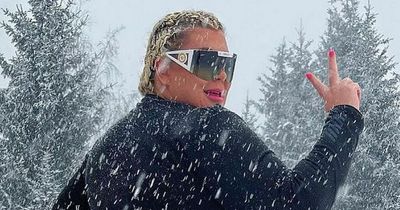 Gemma Collins looks slimmer than ever as she shows off her ski bunny figure in leggings