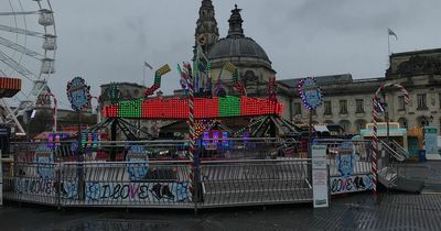 Two in hospital as people 'come off' Winter Wonderland ride in Cardiff