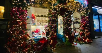 Edinburgh store raising money for children with cancer create incredible Christmas display