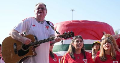 Dafydd Iwan pays tribute to Wales fan who died in Qatar and pledges to 'remember his smile forever'
