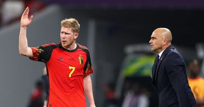 Roberto Martinez responds to Kevin De Bruyne's comments after Belgium humbled by Morocco