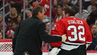 Blackhawks notes: Alex Stalock close to return, but Jarred Tinordi injured