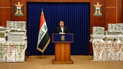 Iraqi PM says fraction of stolen $2.5 bln retrieved