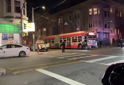 Man hijacks city bus in San Francisco and slams into 10 vehicles