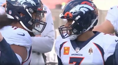 Broncos Defender Yells at Russell Wilson During Game
