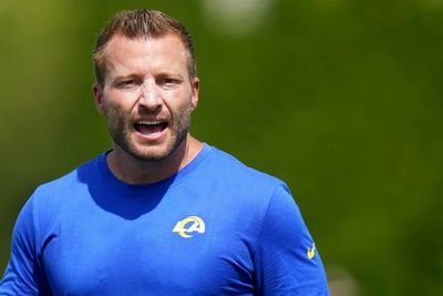 Sean McVay feels OK after taking ‘a good shot’ from Rams player on sideline