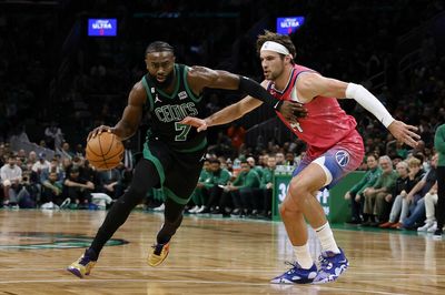 Celtics offense erupts as Boston grabs 130-121 victory against Washington