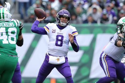 Vikings open up as 3.5-point favorites in Week 13 vs. Jets