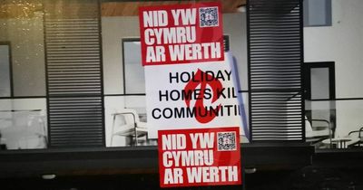 Language campaigners plaster holiday homes with stickers saying Wales is not for sale