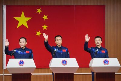 China rocket taking 3 to space station to blast off Tuesday