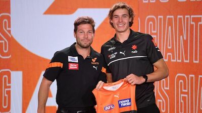 Greater Western Sydney Giants choose Aaron Cadman with top pick in AFL Draft