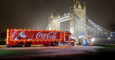 Coca-Cola Christmas truck Scottish stop announced as it heads for Paisley