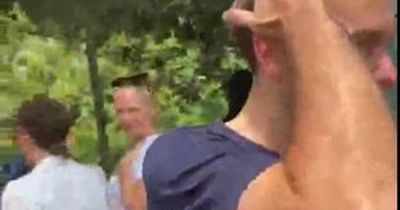 I'm a Celebrity's Mike Tindall 'awkwardly snubs' Matt Hancock in behind-the-scenes video