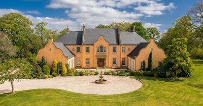 Fairytale East Lothian mansion with top floor drinks bar and gym hits the market