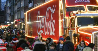 Latest stop on iconic Coca-Cola Christmas truck tour is revealed as it sets off from London