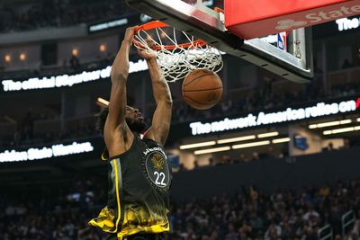 Watch: Andrew Wiggins throws down emphatic lob dunk vs. Timberwolves