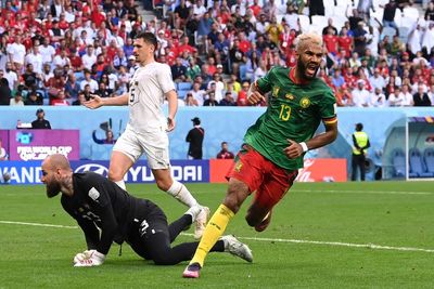 Cameroon battle to thrilling six-goal draw against Serbia