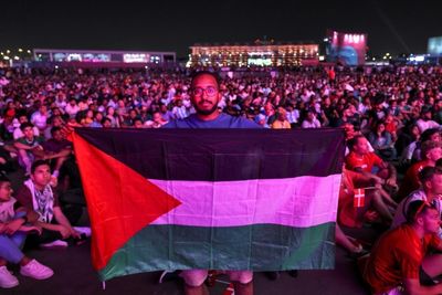 As Palestinian flags fly at World Cup, Israeli symbols hidden