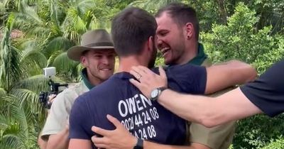 ITV I'm A Celebrity's Owen Warner gets surprise from look-alike brothers in emotional family reunion