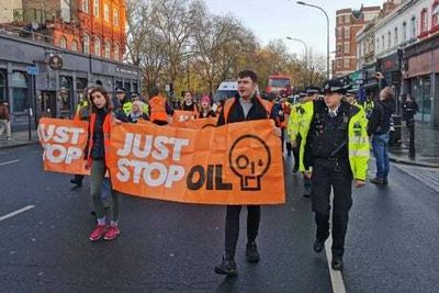 Watch: Just Stop Oil block roads in London as protests resume