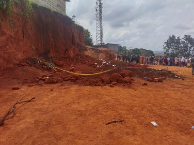 A celebration, then death - Cameroon landslide buries 15 mourners