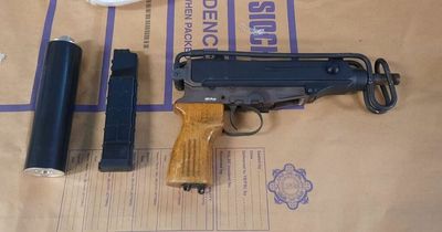 Submachine gun with silencer and ammo seized in Finglas after 'information' received by gardai