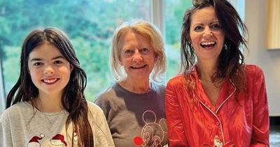Dame Deborah James' mum models Christmas jumper as bereaved family launch fundraiser