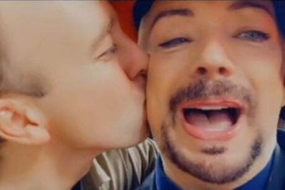 Boy George kissed by ‘slimy’ Matt Hancock at I’m A Celebrity reunion