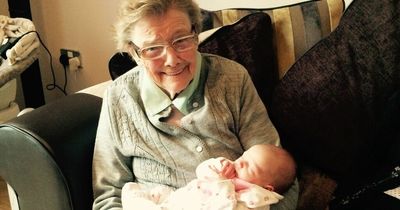 Four generations of women pay tribute to 'amazing' great-great-grandma