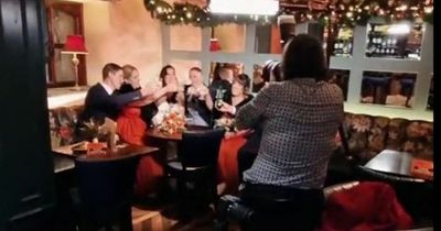 Beautiful moment Irish newlyweds return to pub they had their first date in on their wedding day