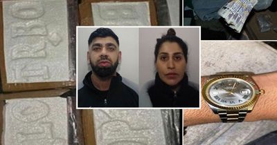 Husband and wife drug dealers jailed for cocaine and heroin dealing racket on the 'Sniper' drugs line