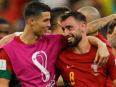 Bruno Fernandes shines to lessen load on Cristiano Ronaldo as Portugal ease past Uruguay