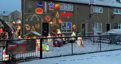 East Lothian family's huge Christmas display with 40,000 lights will cost £600 in bills