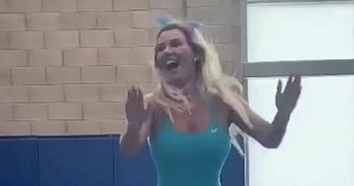 Christine McGuinness 'nearly wees herself' on trampoline as she shares swimsuit post