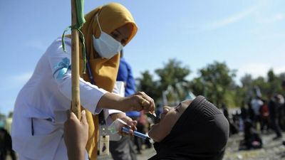 Indonesia aims to vaccine 1.2 million children in Aceh province as four polio cases found