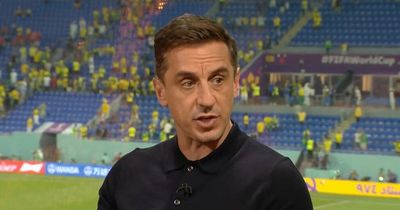 Gary Neville uses Pep Guardiola theory to hail "unbelievable" Brazil star