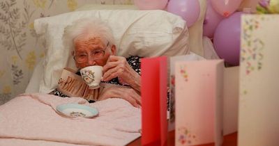 'Tea, biscuits and the occasional glass of sherry' Woman celebrating 102nd birthday shares secret to a long and happy life