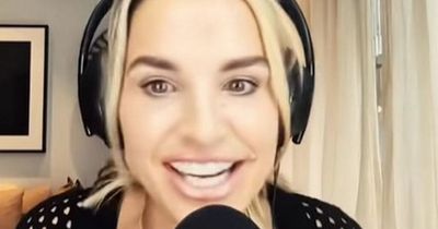 Vogue Williams fans distracted by x-rated picture in background during Instagram video