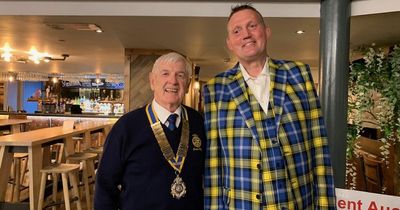 Rotary Club of Perth make fond tribute to Doddie Weir