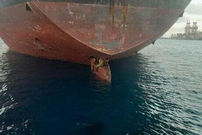 Stowaways survive 11-day voyage from Nigeria to Canary Islands perched on oil tanker’s rudder