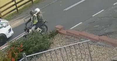 Horror moment motorbike couple sent flying by drug driver leaving them both disabled