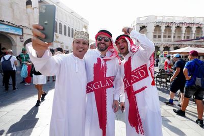 Optimistic England and Wales fans gear up for crunch ‘Battle of Britain’ match