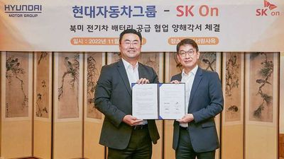 Hyundai Motor Group And SK On Announce EV Battery MOU