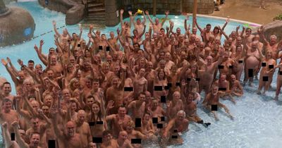 Nudists enjoy annual 'clothes free' weekend at Alton Towers